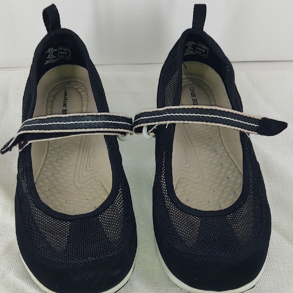 Lands' End Black Athletic Shoes for Women
